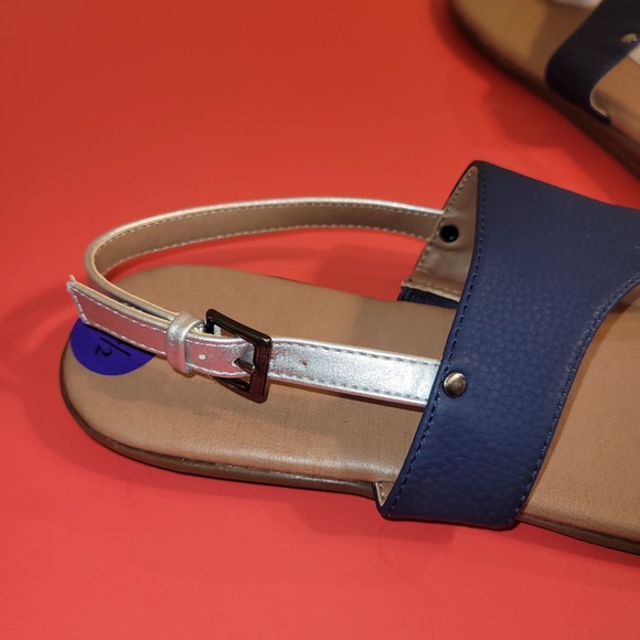 New aerosoles in conclusion open toe flat sandals Sz 8.5 - Picture 3 of 7